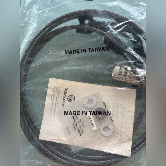 Targus Notebook Security Defcon SCL Serialized Combination Cable Lock List $50+ - Picture 5 of 5